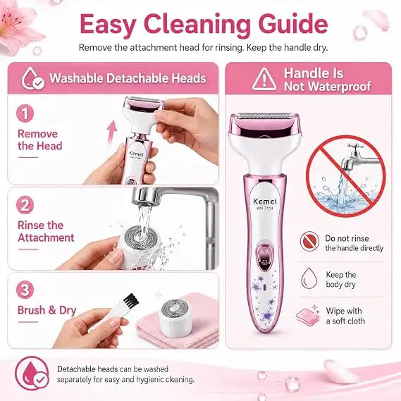 KEMEI 4IN1 ELECTRIC RAZOR-MULTI FUNCTION HAIR REMOVER