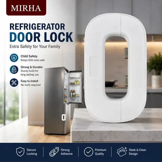 REFRIGERATOR LOCK-CHILD SAFETY REFRIGERATOR LOCK